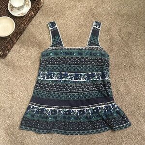 Maternity Patterned Tank Top